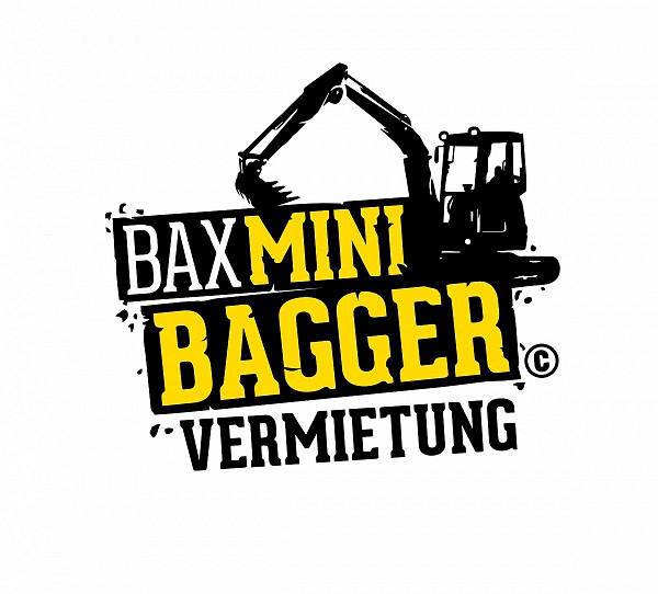 Bax Minibagger Vermietung / Logo